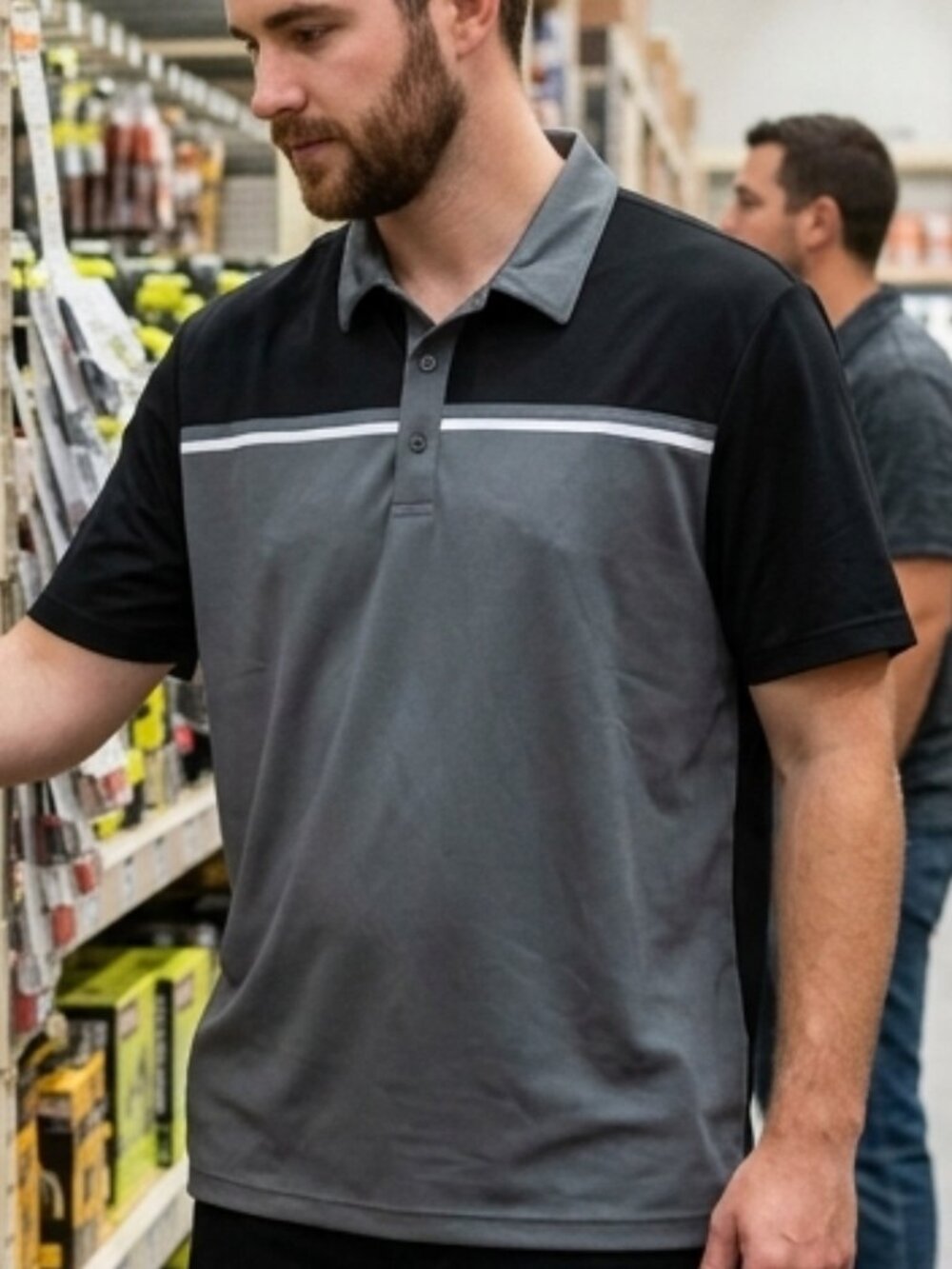 NWT Van Heusen Golf Polo LG